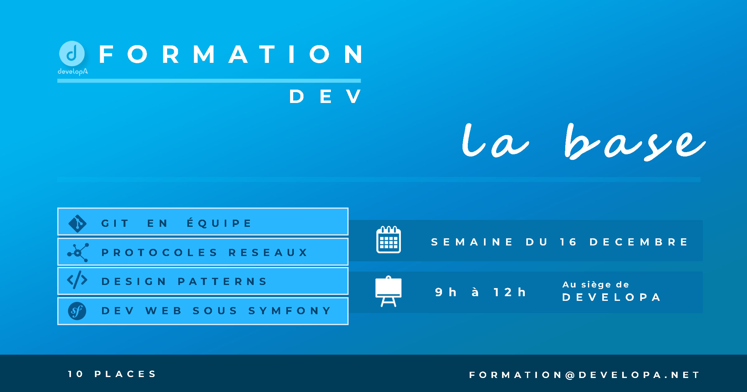 Formation Continue en Dev : Les bases [ref : B16]